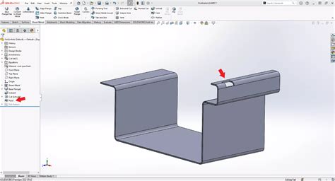 sheet metal toolbar solidworks|folding sheet metal in solidworks.